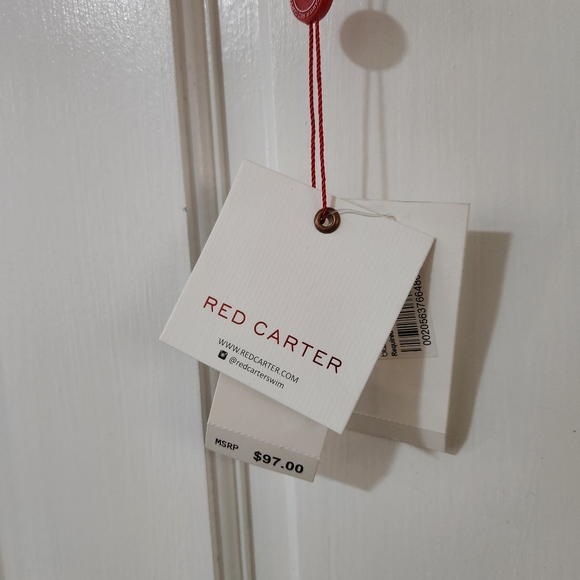 NWT Red Carter Positano Plunge Bikini Swimsuit Top - Picture 6 of 6